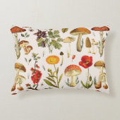 ヴィンテージと山花模様 アクセントクッション (正面)