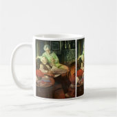 ヴィンテージと恋愛；ロマンチックな祖父母 コーヒーマグカップ (左)