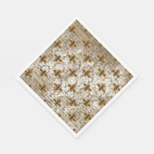 ヴィンテージと新聞社のコラージュ スタンダードランチョンナプキン (角)