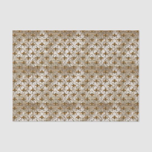 ヴィンテージと新聞社のコラージュ 薄葉紙 (正面)