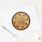 ヴィンテージと日食 ラウンドシール (封筒)