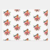 ヴィンテージと松のコーン ラッピングペーパーシート (正面)