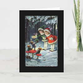 ヴィンテージと格言クリスマスカード シーズンカード