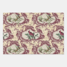 ヴィンテージと楽譜 ラッピングペーパーシート