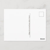 ヴィンテージと猫のコラージュ ポストカード (裏面)