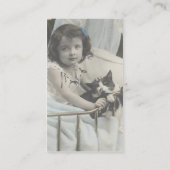 ヴィンテージと猫 名刺 (裏面)