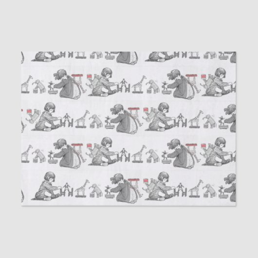 ヴィンテージと玩具ティッシュペーパー 薄葉紙 (正面)