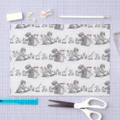 ヴィンテージと玩具ティッシュペーパー 薄葉紙 (クラフト)