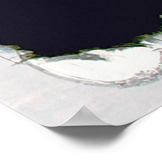 ヴィンテージと白うさぎ,アー日本のト ポスター (角)