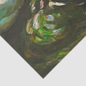 ヴィンテージと白のアヒルが池の切り離し 薄葉紙 (詳細)