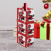 ヴィンテージと石炭ストーブのバーナーワイン抱き枕 ワインギフトバッグ