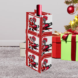 ヴィンテージと石炭ストーブのバーナーワイン抱き枕 ワインギフトバッグ