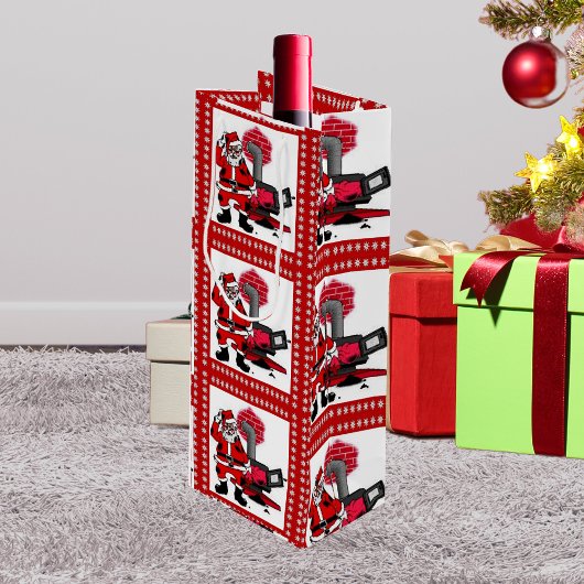 ヴィンテージと石炭ストーブのバーナーワイン抱き枕 ワインギフトバッグ