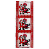 ヴィンテージと石炭ストーブのバーナーワイン抱き枕 ワインギフトバッグ (正面)