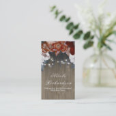 ヴィンテージと素朴プラムとブルゴーニュフローラ防法 名刺 (スタンド正面)