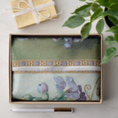 ヴィンテージと紫のバレンタインプリムローズ 薄葉紙 (ギフト)