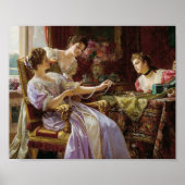 ヴィンテージと絶妙なレディエレガントース&ジュエリー ポスター (正面)