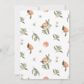 ヴィンテージと緑の誕生日パーティー 招待状 (裏面)