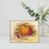 ヴィンテージと美しい感謝祭 シーズンポストカード (スタンド正面)