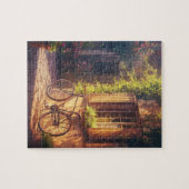 ヴィンテージと花のポット ジグソーパズル (横)