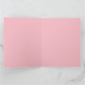 ヴィンテージと花の誕生日パーティー カード (内部)