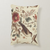 ヴィンテージと花 アクセントクッション (裏面(縦))