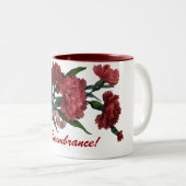 ヴィンテージと花 ツートーンマグカップ (正面右)