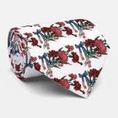 ヴィンテージと花 ネクタイ (ロール)