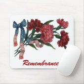 ヴィンテージと花 マウスパッド (マウス)