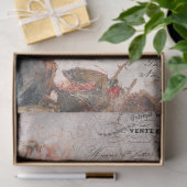 ヴィンテージと蝶の切り離し 薄葉紙 (ギフト)