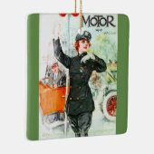 「ヴィンテージと車輪」 セラミックオーナメント (右)