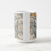 ヴィンテージと野生の花 コーヒーマグカップ (中央)
