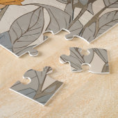 ヴィンテージと野生の花 ジグソーパズル (側面)