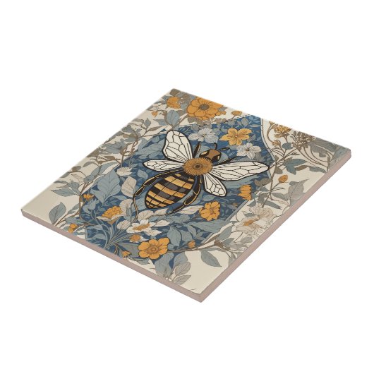 ヴィンテージと野生の花 タイル (側面)