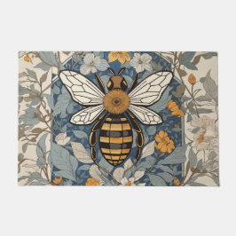 ヴィンテージと野生の花 ドアマット