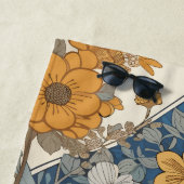 ヴィンテージと野生の花 ビーチタオル (インサイチュ)