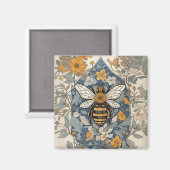 ヴィンテージと野生の花 マグネット (正面/裏面)