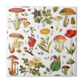 ヴィンテージと野花のシームレスなパターン タイル (正面)