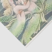 ヴィンテージと金魚で泳ぐ人魚の姉妹 薄葉紙 (詳細)