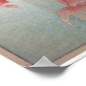 ヴィンテージと金魚鉢のアー日本のト ポスター (角)