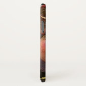 ヴィンテージと間抜け女おもしろいビクトリアン豚 Case-Mate iPhoneケース (裏面/右)