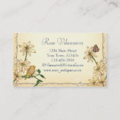 ヴィンテージと鳥 名刺 (裏面)