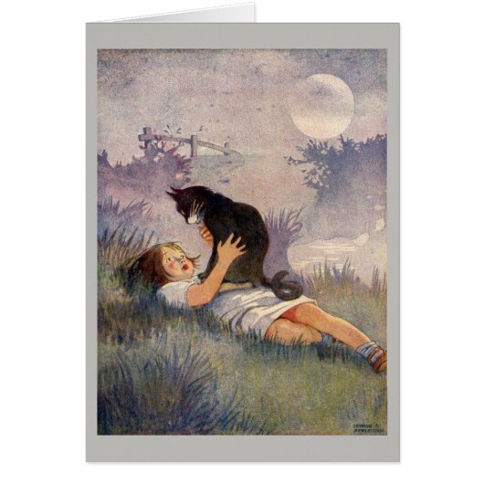 ヴィンテージと黒猫 (正面)