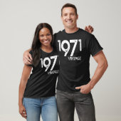 ヴィンテージと1971生まれ年 Tシャツ (ユニセックス)