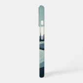 ヴィンテージなやさしい流れの川 iPhone 16ケース (左側面)