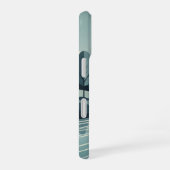 ヴィンテージなやさしい流れの川 iPhone 16ケース (右側面)