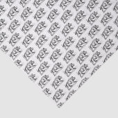 ヴィンテージなイノシシのモノクロドローイング BW #2 薄葉紙 (詳細)