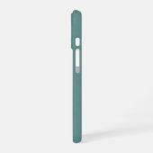 ヴィンテージなスタイルのコーラル iPhone 16ケース (左側面)