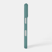 ヴィンテージなスタイルのコーラル iPhone 16ケース (右側面)