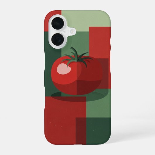 ヴィンテージなトマト iPhone 16ケース (裏面)